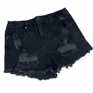 {Wild Fable} High Rise Distressed Jean Shorts